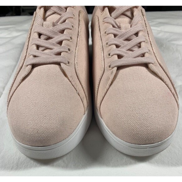 Fitflop Sneakers Women’s Size 9 Rally Canvas Trainers in Rose Foam - Picture 6 of 10